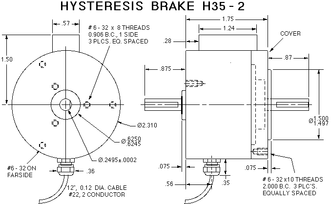 H35-2 Brake Drawing