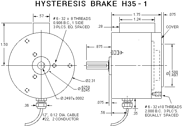 H35 Brake Drawing