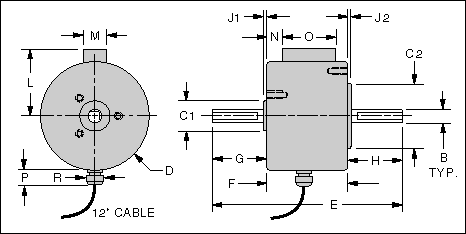 Hysteresis Brake Drawing