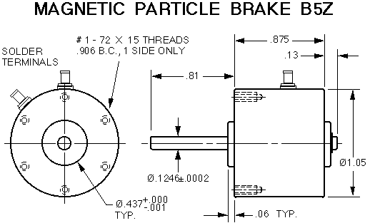 Brake B5Z-1 drawing