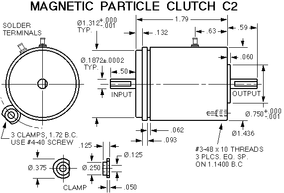 Clutch C2 drawing