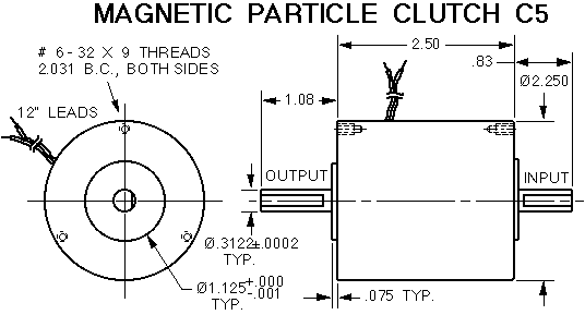 Clutch C5 drawing