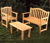 Adirondack, Benches, Table